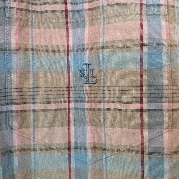 Ralph Lauren Button Down Men's medium 100% cotton - Picture 2 of 5